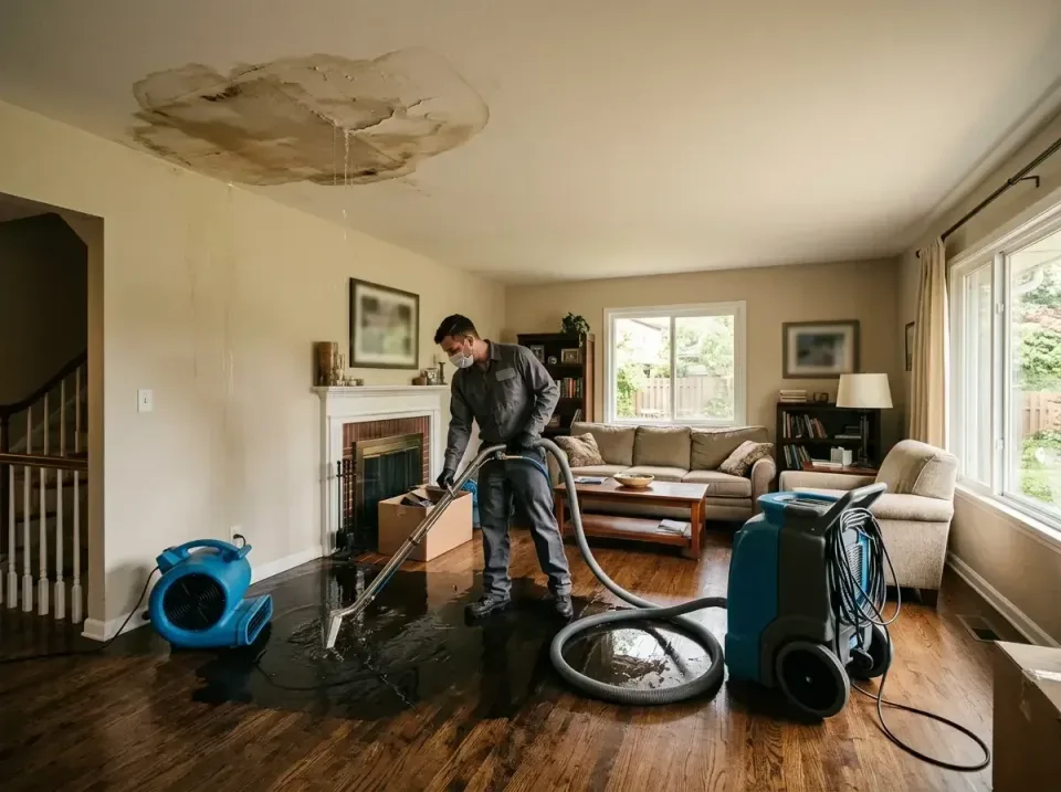 attic-pipe-burst-ceiling-drip-008 — frequently asked questions, Water Damage Restoration & Carpet Care in Halesite, NY